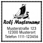 Preview: Motivstempel Wikingerschiff