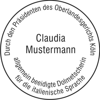 Stativstempel S2045 Siegelstempel 01