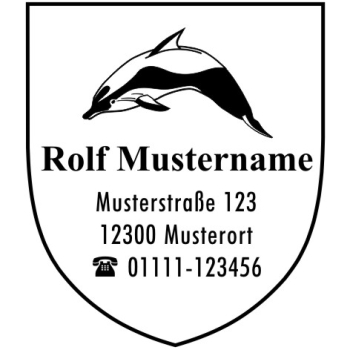 Delphin Motivstempel 01
