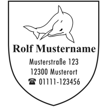 Delphin Motivstempel 07
