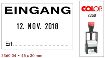 EINGANG-Stempel