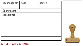 Buchungsstempel Holz 04