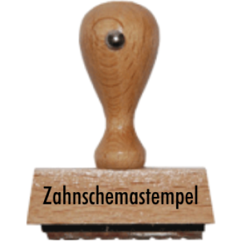 Holzstempel FDI-Schema 08